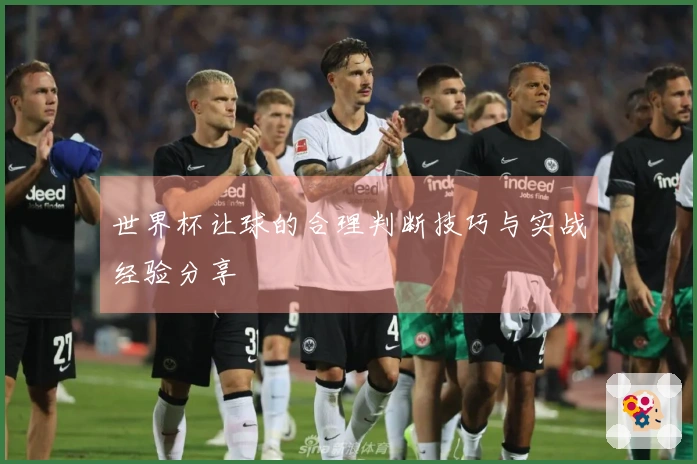 世界杯让球的合理判断技巧与实战经验分享